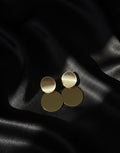 Golden Eclipse Drop Earrings