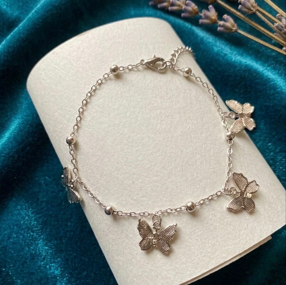 Butterfly Charm Chain Bracelet