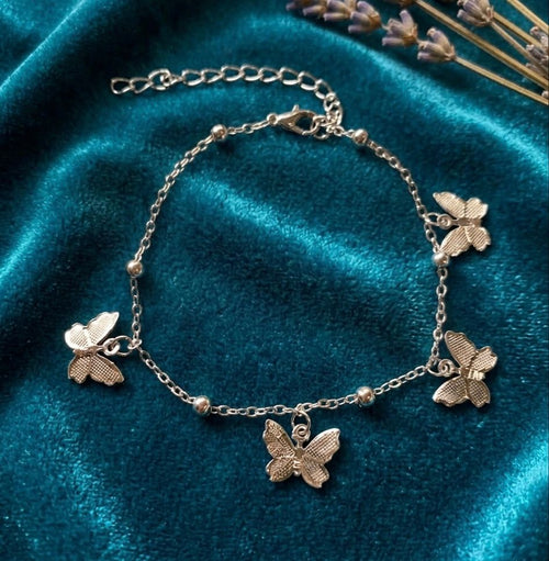 Butterfly Charm Chain Bracelet